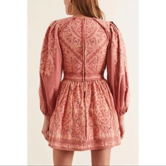 Ulla Johnson Pink Mini Dress - Picture 3 of 8